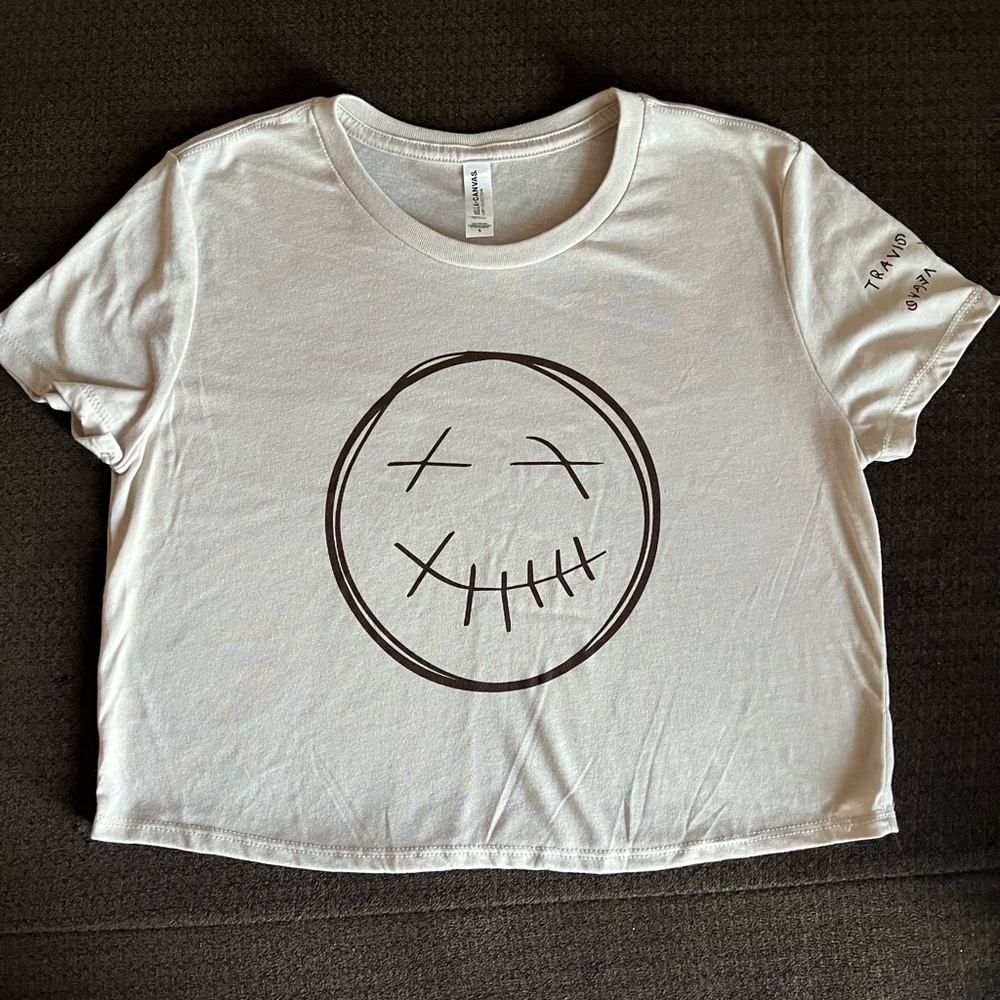 Unreleased TRAVIS SCOTT ZOUK CROP TOP BIEGE
